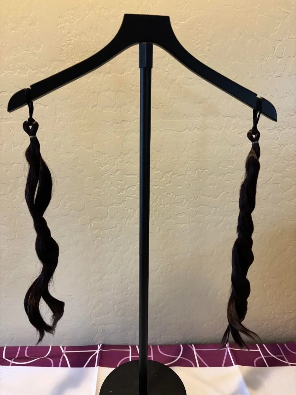 2 Piece Braid Wig Hair Piece Wavy N2303